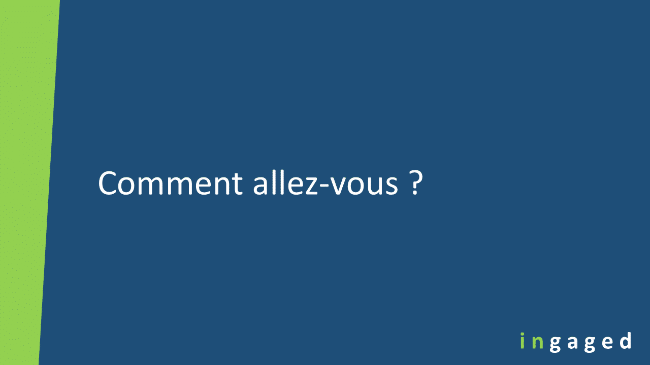 You are currently viewing Comment allez-vous ?