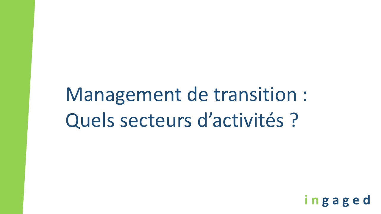 You are currently viewing Management de transition : quels secteurs d’activités ?